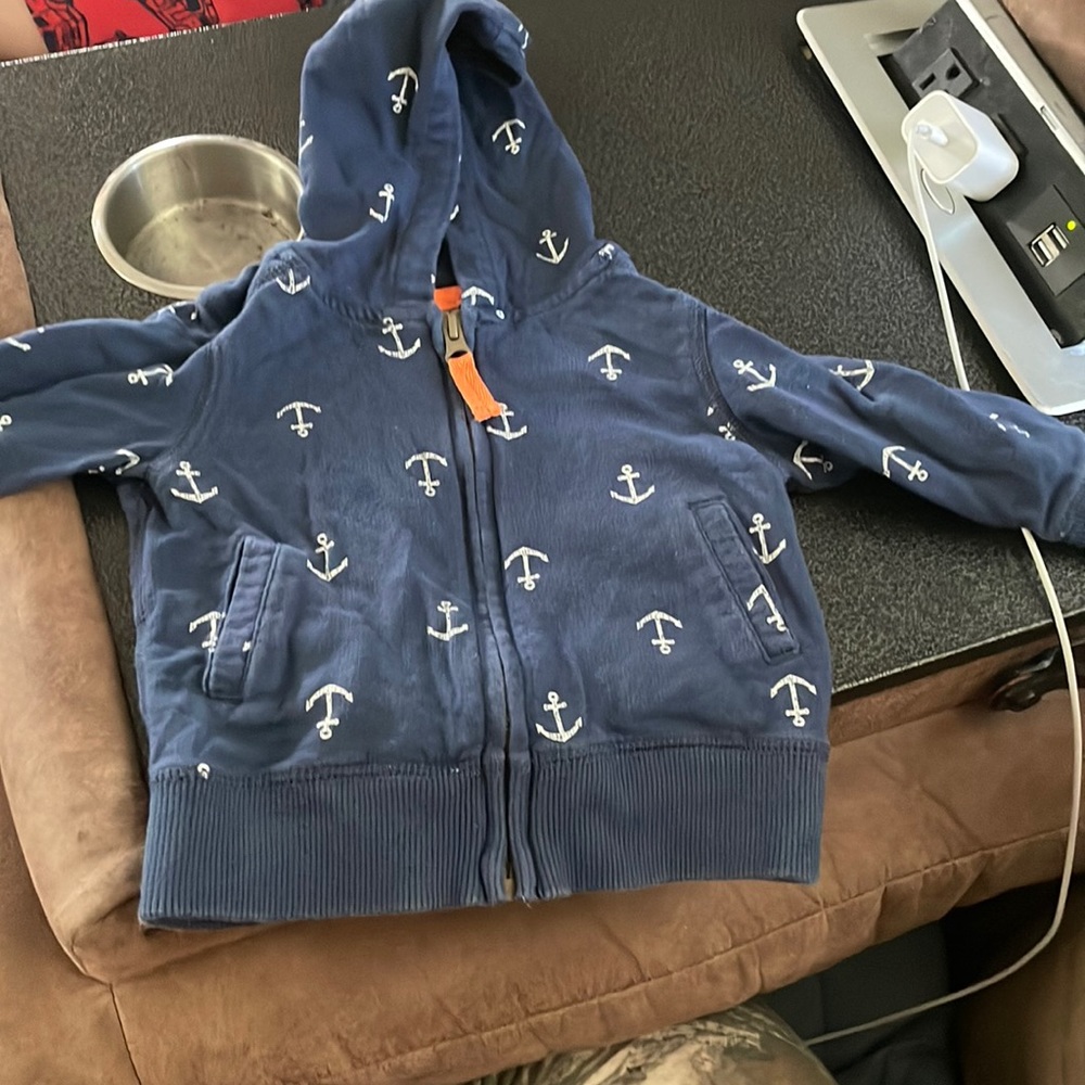 Blue anchor jacket
